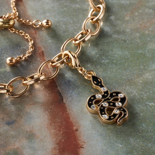 Black Snake Charm by Bead Landing™